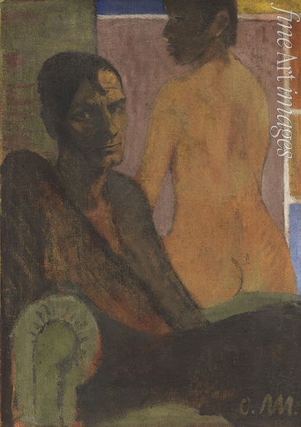 Mueller Otto - Self-Portrait with back act