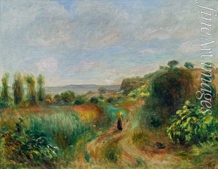 Renoir Pierre Auguste - Paysage à Cagnes