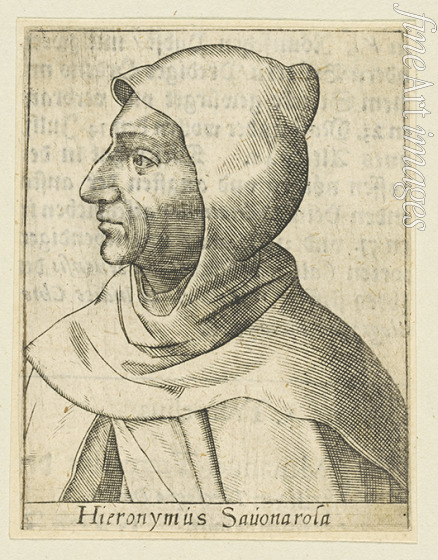 Unbekannter Künstler - Girolamo Savonarola
