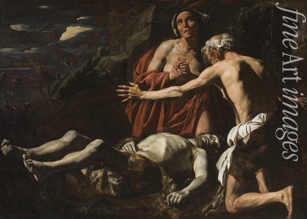 Stomer Matthias - Adam and Eve mourn the death of Abel