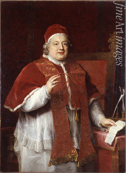 Batoni Pompeo Girolamo - Porträt von Papst Clemens XIII. (1693-1769)