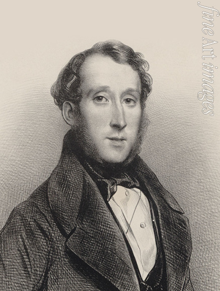 Devéria Achille - Porträt von Pianist und Komponist George Alexander Osborne (1806-1893)