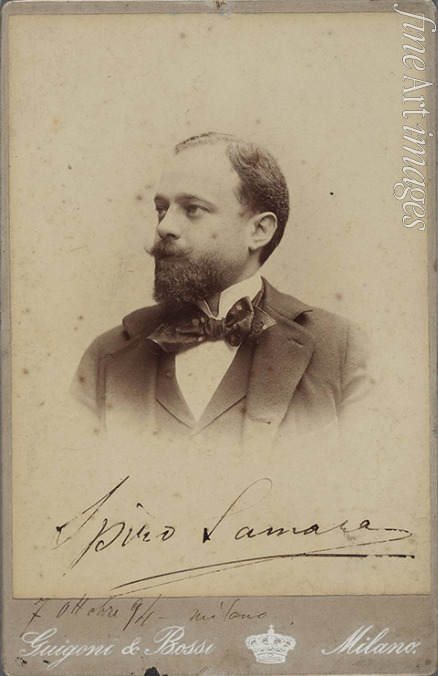 Guigoni & Bossi Milano - Portrait of the Composer Spyridon Samaras (1861-1917)