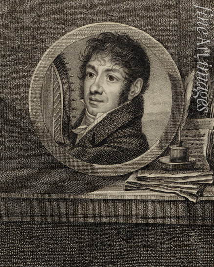 Dumont François - Portrait of the harpist and composer Jean-Aimé Vernier (1769-1840) 
