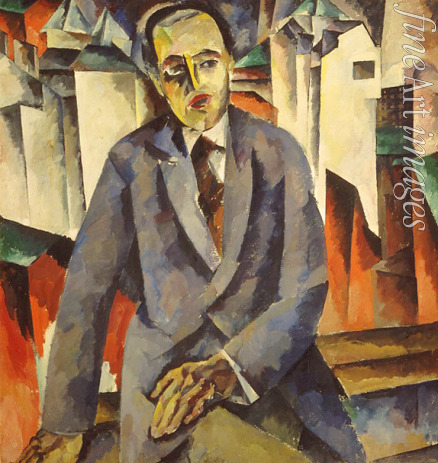 Lentulov Aristarkh Vasilyevich - Portrait of the regisseur Alexander Tairov (1885-1950)