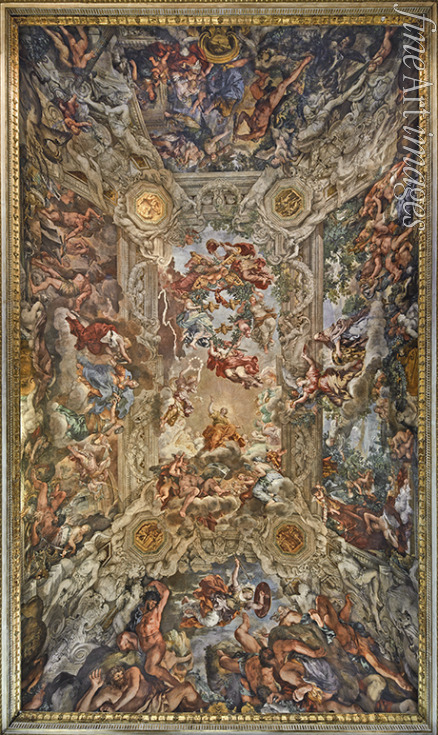 Cortona Pietro da - Der Triumph der Göttlichen Vorsehung (Verherrlichung des Papstes und der Familie Barberini) 