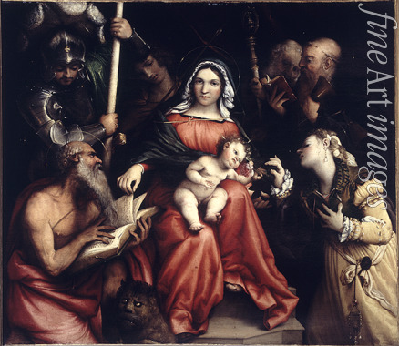 Lotto Lorenzo - The Mystical Marriage of Saint Catherine