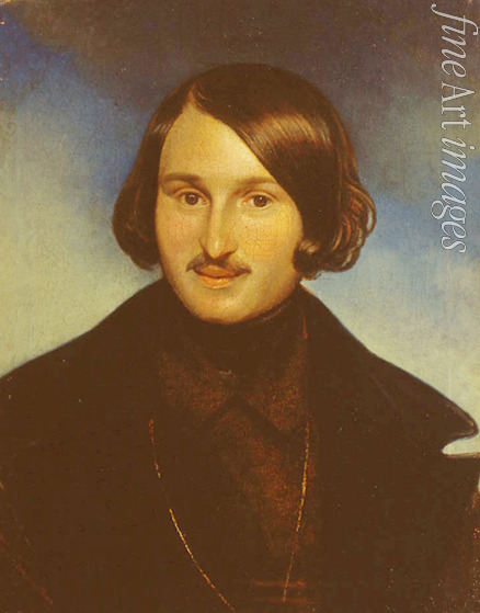 Moller Fjodor Antonovitsch - Porträt des Schriftstellers Nikolai Gogol (1809-1852)