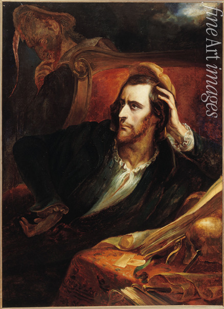 Scheffer Ary - Faust in His Study (Faust dans son cabinet)