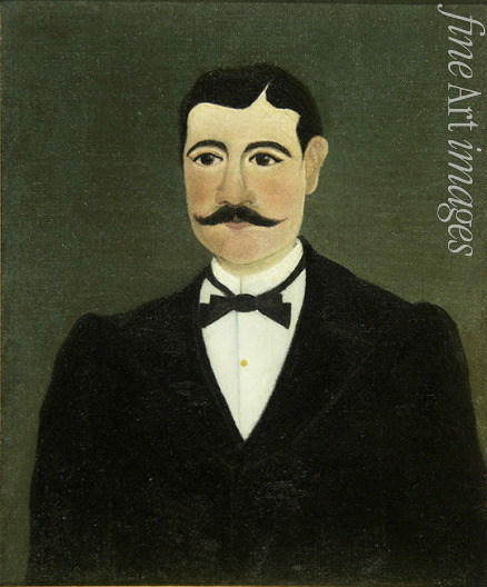 Rousseau Henri Julien Félix - Portrait of Frumence Biche in Civilian Clothers