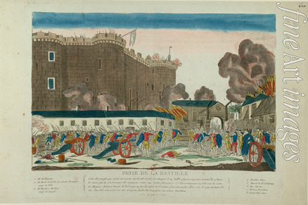 Anonymous - Taking of the Bastille on July 14, 1789