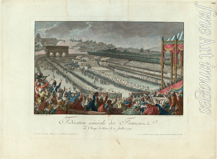 Helman Isidore Stanislas - Das Föderationsfest am 14. Juli 1790 auf dem Marsfeld