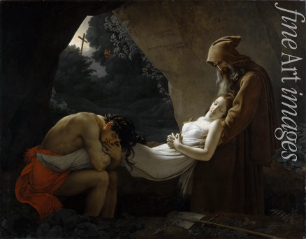 Girodet de Roucy Trioson Anne Louis - The Entombment of Atala