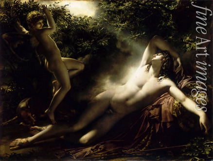 Girodet de Roucy Trioson Anne Louis - The Sleep of Endymion
