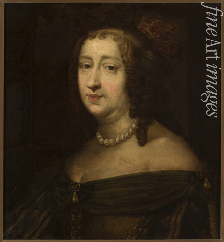 Unbekannter Künstler - Porträt von Königin Luisa Maria Gonzaga (1611-1667)
