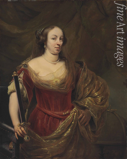 Bol Ferdinand - Porträt von Königin Luisa Maria Gonzaga (1611-1667)