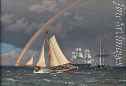 Eckersberg Christoffer-Wilhelm - Rainbow over the Lake
