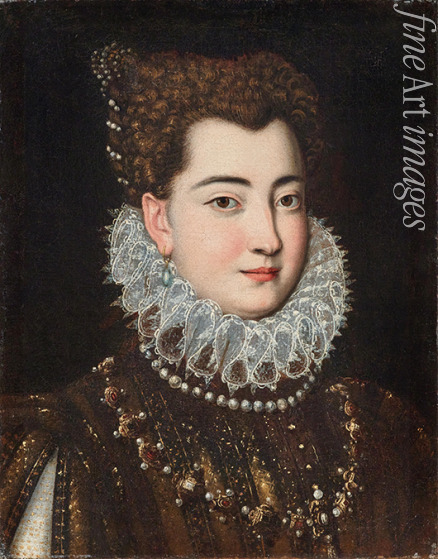 Pulzone Scipione - Portrait of Clelia Farnese (1552-1613)
