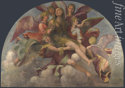 Penni Gianfrancesco - Die Heilige Maria Magdalena, von Engeln getragen