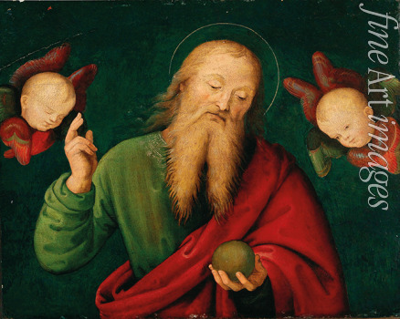 Giannicola di Paolo - God the Father with angels