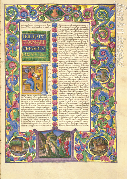 Girolamo da Cremona (Girolamo de'Corradi) - The Bible of Borso d'Este