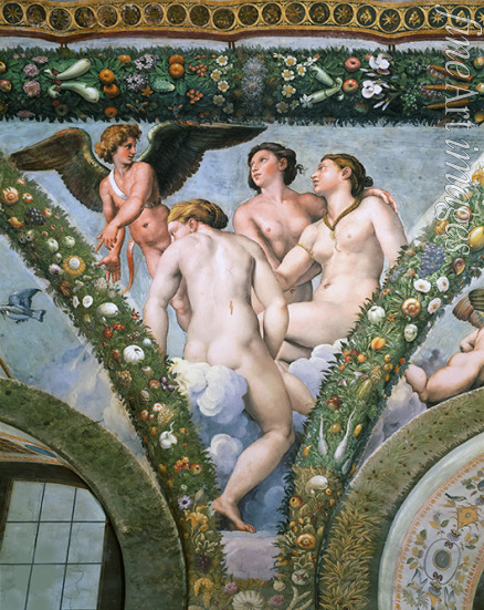 Romano Giulio - Cupid and the Three Graces 