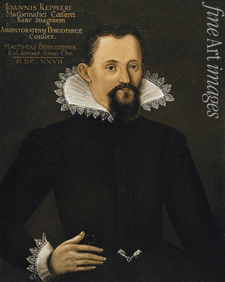 Unbekannter Künstler - Porträt von Johannes Kepler (1571-1630)