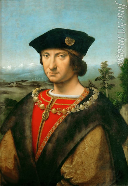 Solari (Solario) Andrea - Portrait of Charles II d'Amboise