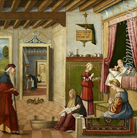 Carpaccio Vittore - The Nativity of the Blessed Virgin Mary
