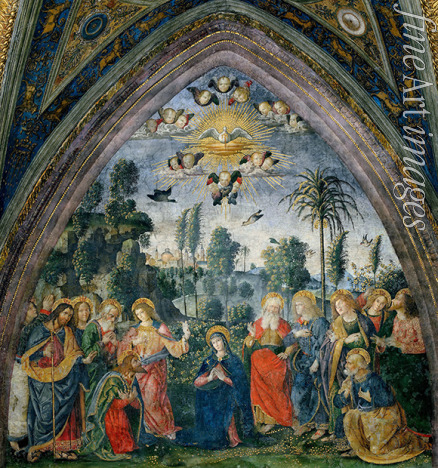 Pinturicchio Bernardino - The descent of the Holy Spirit (Pentecost)