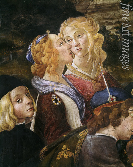 Botticelli Sandro - Die Versuchung Jesu (Detail)