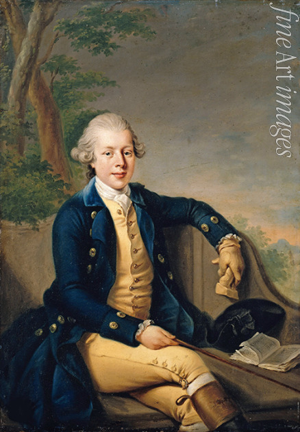 Ziesenis Johann Georg the Younger - Portrait of Ernest II, Duke of Saxe-Gotha-Altenburg (1745-1804)