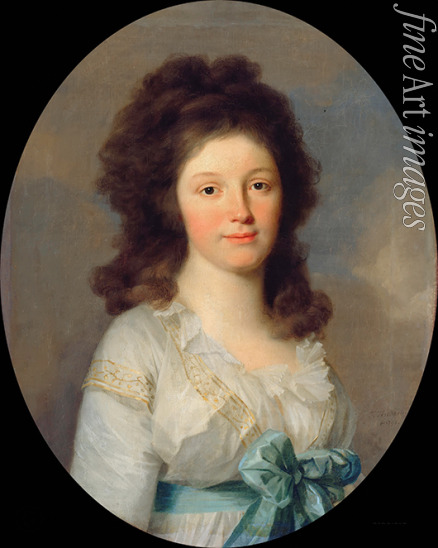 Tischbein Johann Friedrich August - Porträt von Henriette Gräfin von Egloffstein (1773-1864)