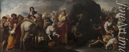 Murillo Bartolomé Estebàn - Moses Striking Water from the Rock