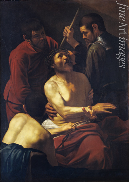Caravaggio Michelangelo - Christ Crowned with Thorns