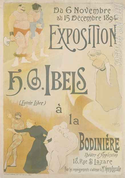 Ibels Henri Gabriel - Poster for the Henri-Gabriel Ibels exhibition