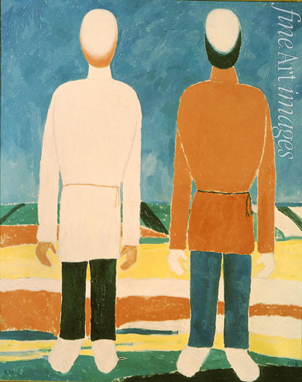 Malevich Kasimir Severinovich - Two Male Figures