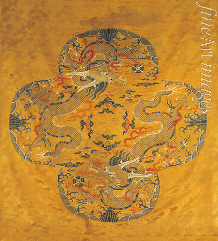 Anonymous master - Dragon silk brocade fabric