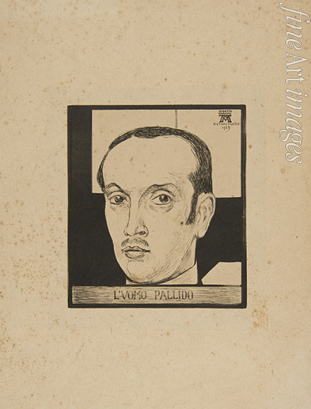 Martini Alberto - Self-Portrait. Uomo pallido