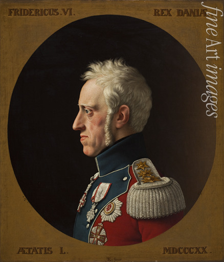 Eckersberg Christoffer-Wilhelm - Portrait of Frederick VI of Denmark (1768-1839)