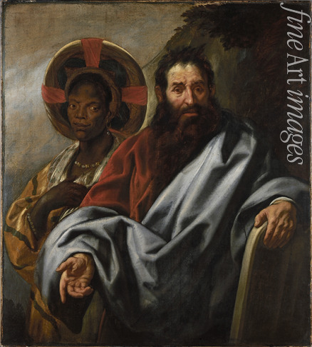 Jordaens Jacob - Moses and his Ethiopian wife Zipporah