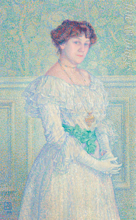 Rysselberghe Théo van - Porträt von Laure Flé