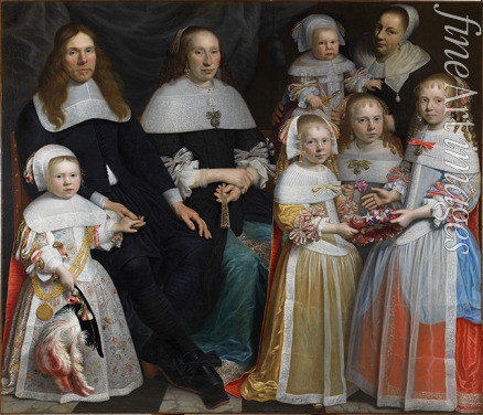 Rotius Jan Albertsz. - Meyndert Sonck with wife and children