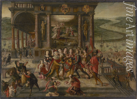 Vredeman de Vries Hans (Jan) - Allegorie auf die Übergabe von Antwerpen am 17. August 1585