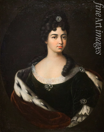 Nikitin Ivan Nikitich - Portrait of Countess Smaragda (Maria?) Cantemir 