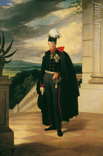 Amerling Friedrich Ritter von - Kaiser Franz I. von Österreich (1768-1835) in preußischer Generalsuniform