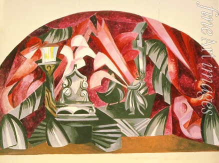 Exter Alexandra Alexandrovna - Stage design for the play Romeo and Juliet by W. Shakespeare