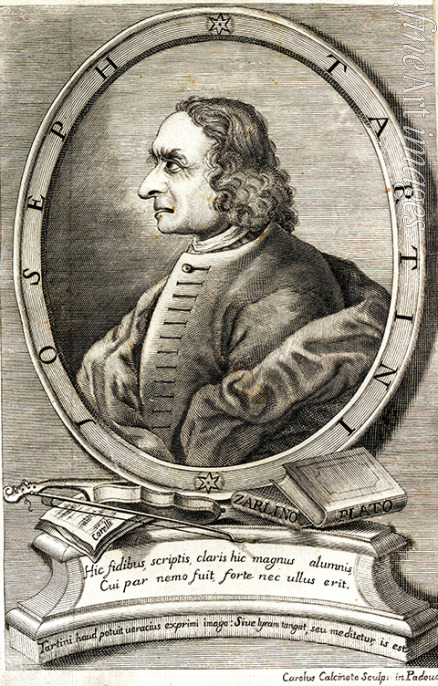 Calcinotto Carlo - Porträt von Violinist und Komponist Giuseppe Tartini (1692-1770)  