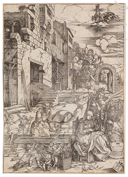 Dürer Albrecht - Aufenthalt in Ägypten, aus dem Marienleben