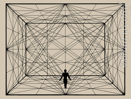 Schlemmer Oskar - Figure in Space with Plane Geometry and spatial Delineations